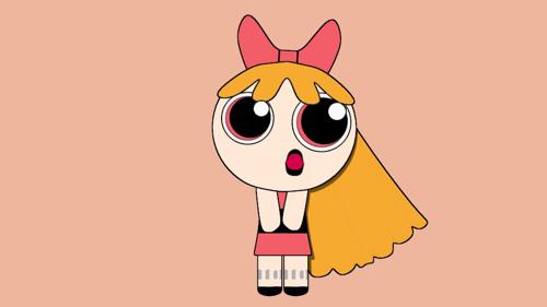 pinky power puff girl  preview image